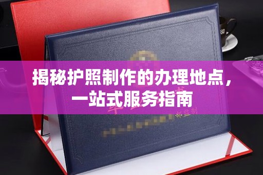 洛宁揭秘护照制作的办理地点，一站式服务指南