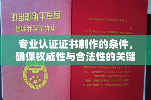 洛宁专业认证证书制作的条件，确保权威性与合法性的关键要素