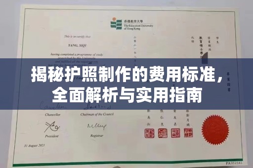 洛宁揭秘护照制作的费用标准，全面解析与实用指南