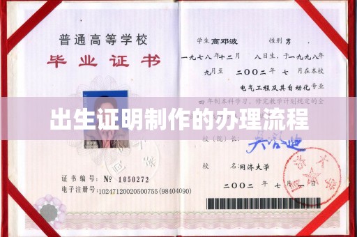 洛宁出生证明制作的办理流程