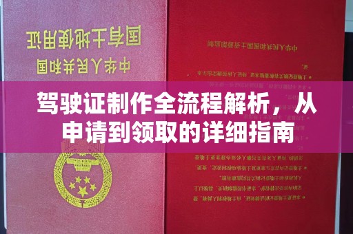 洛宁驾驶证制作全流程解析，从申请到领取的详细指南